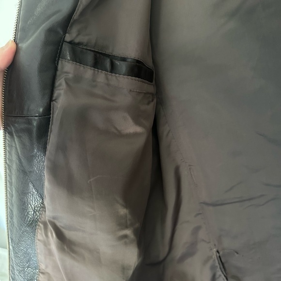 Banana Republic Dark Brown (chocolate) Leather Jacket - Picture 4 of 7